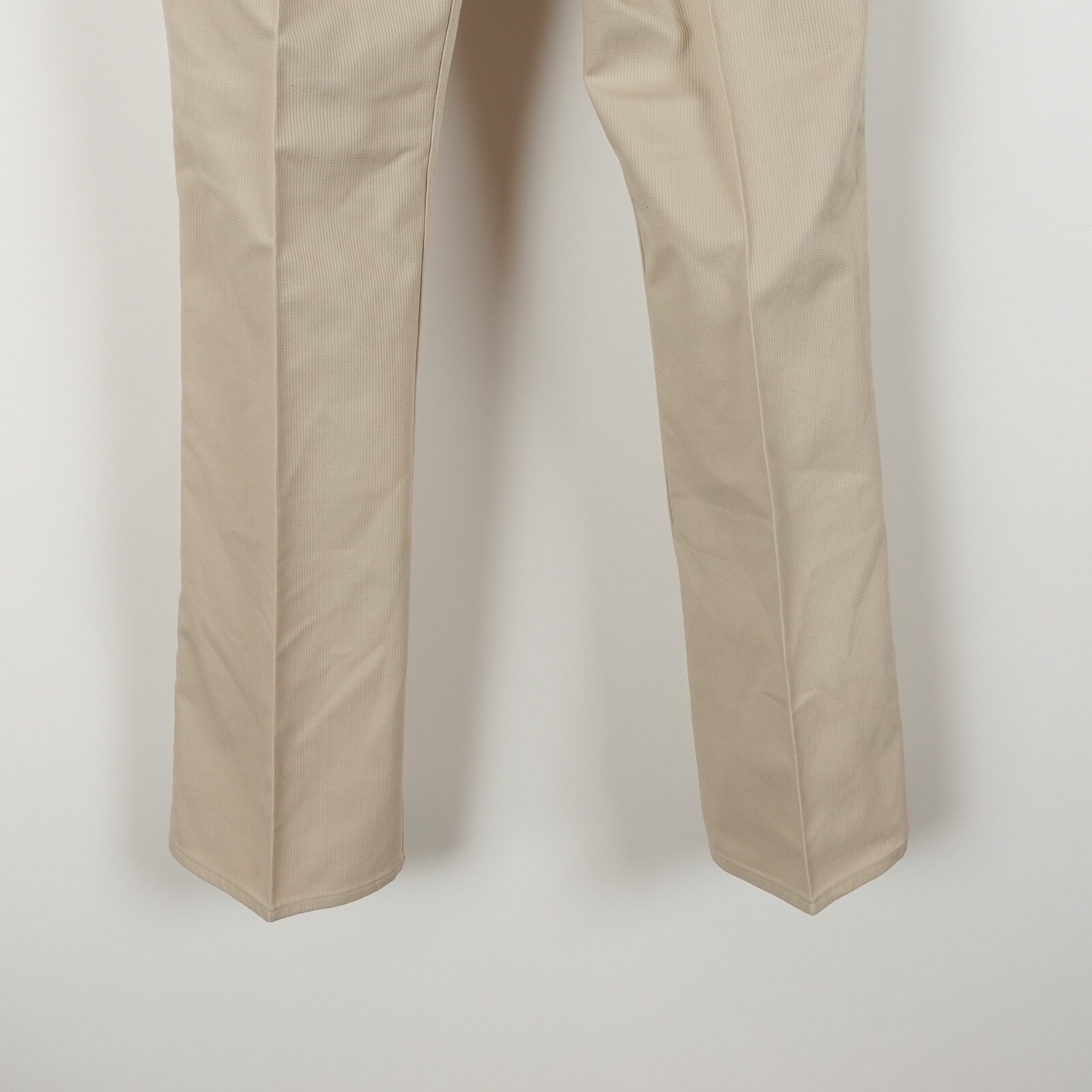 Vintage 70s Levi’s Women’s Sta-Prest Flared Pants Size 29×34 Ribbed Talon Zip