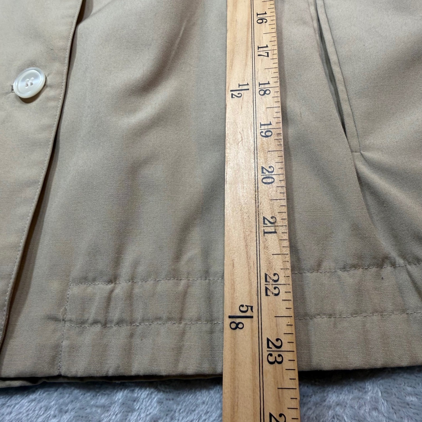 Vintage 80s Roth-LeCover Sport Tan Cotton Blend Dolman Sleeve Jacket Size M L