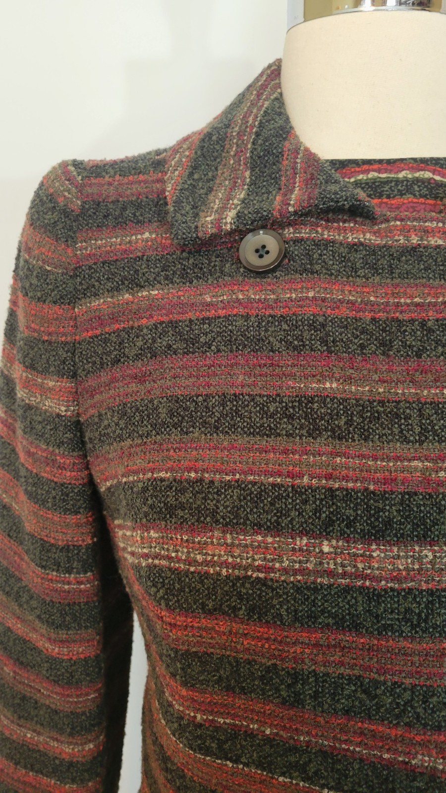 Couture 1960s HARDY AMIES England 2 Pc Dress Jacket Set Suit XS/Small