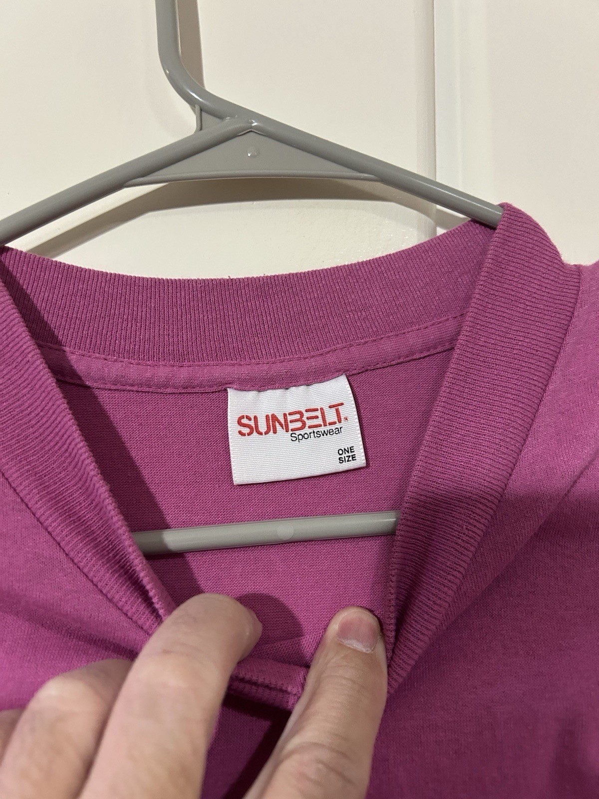 Vintage Single Stitch Pink Crop Top T Shirt One Size XL