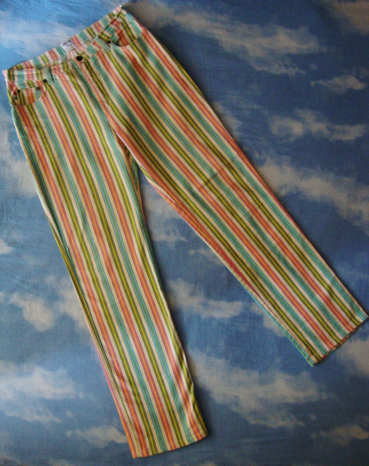 Vintage Woman MOSCHINO Jeans Made Italy TROUSERS Size 32-46 approx M/L RARE