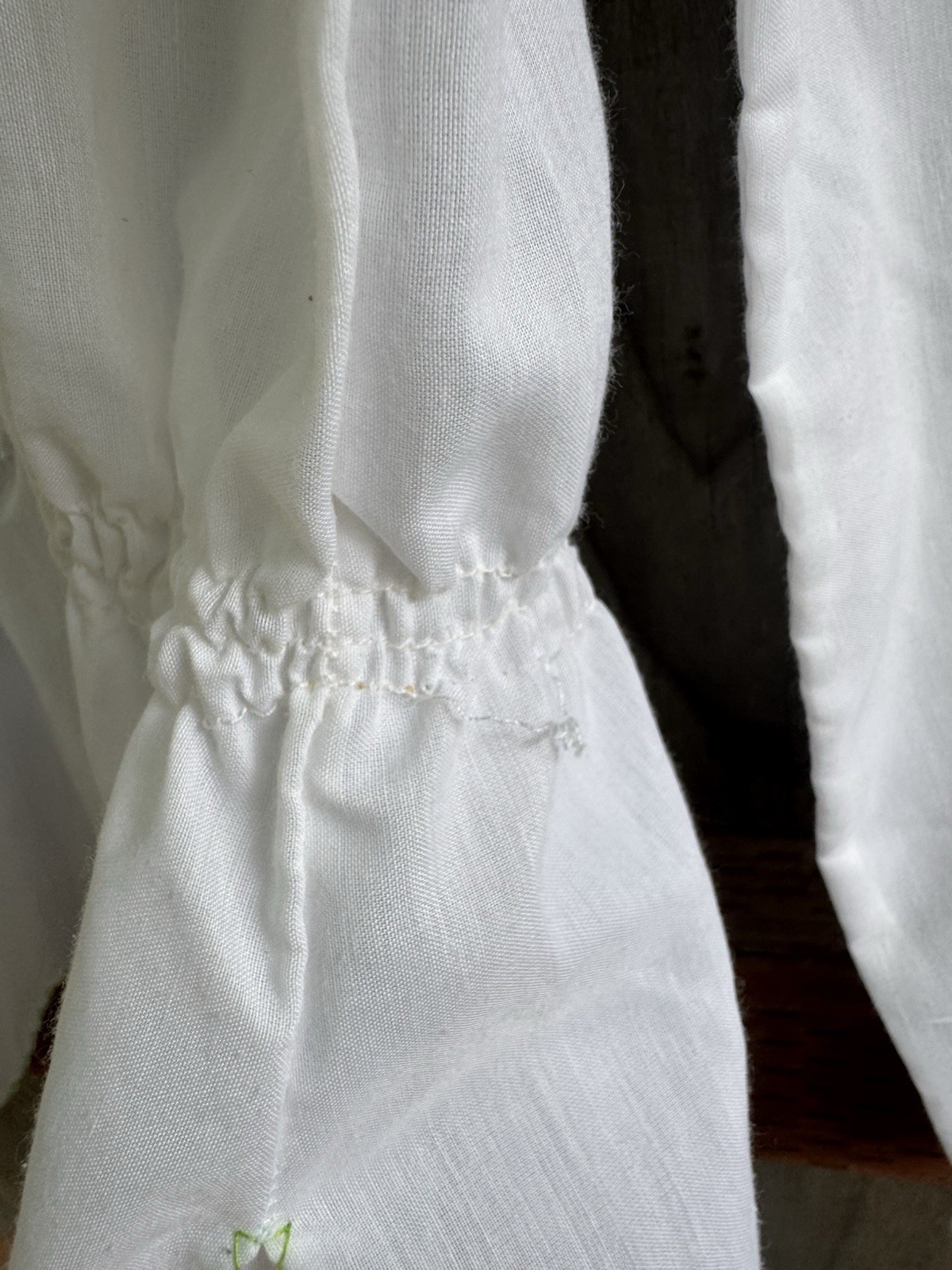 1960s/70s Vintage Embroidered Greek Folk Blouse Peplum Tunic XS/S/M