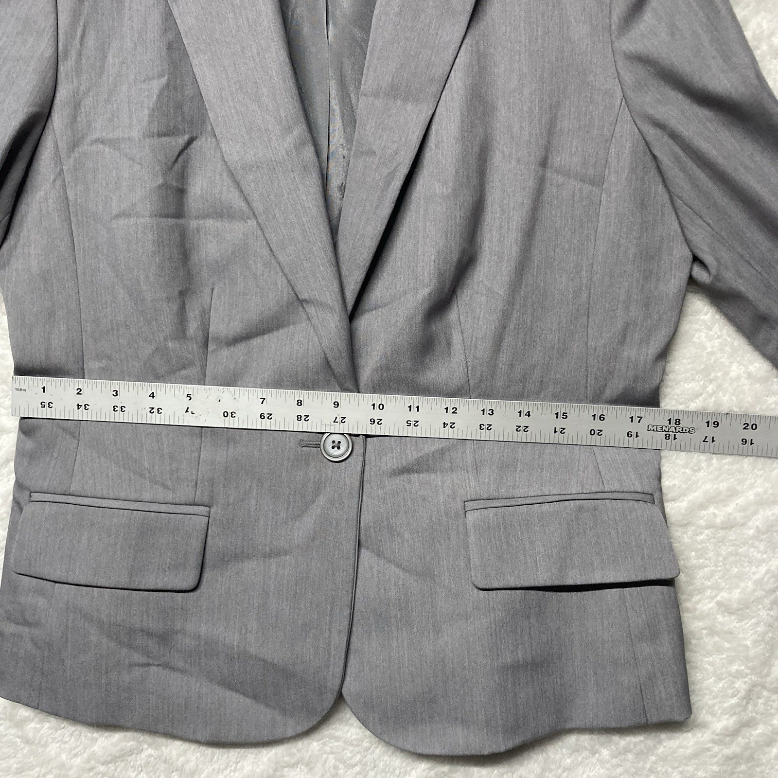 Skirt Suit Womens Size 10 Stretch Gray ANNE KLEIN 2 piece Professional Workwear