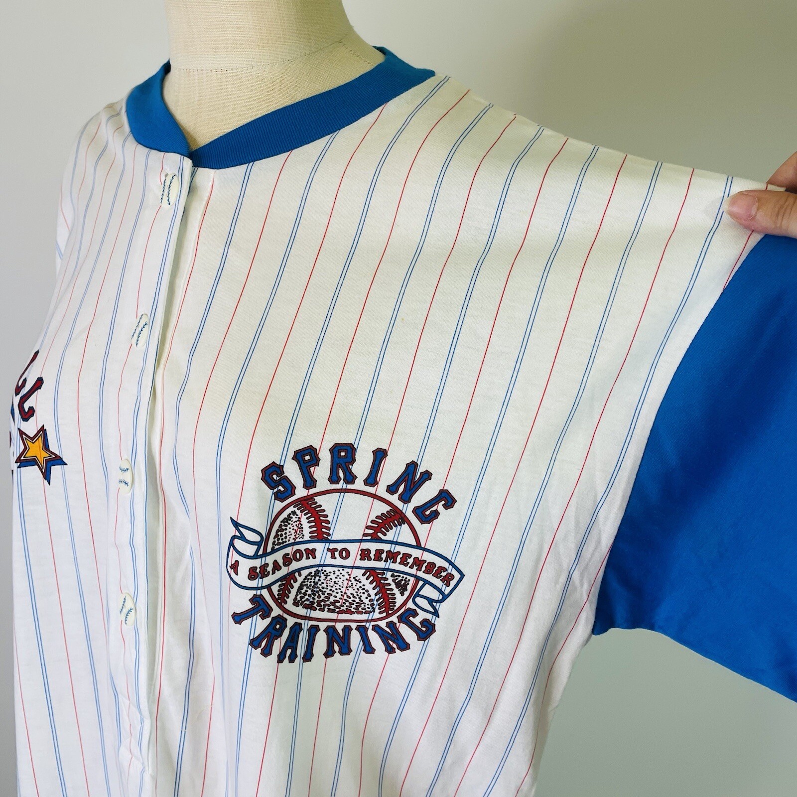 Vintage Baseball Jersey For Sleeping T-Shirt Dream League Spring Training OS