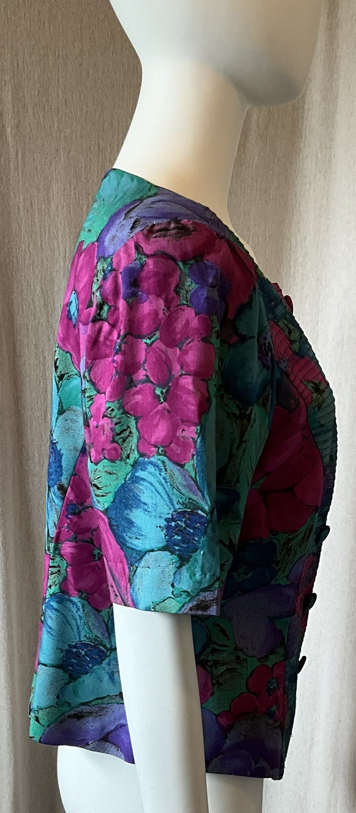 Joan Leslie Vintage 80’s Women’s Top Tropical Hawaiian Size 12 Golden Girls