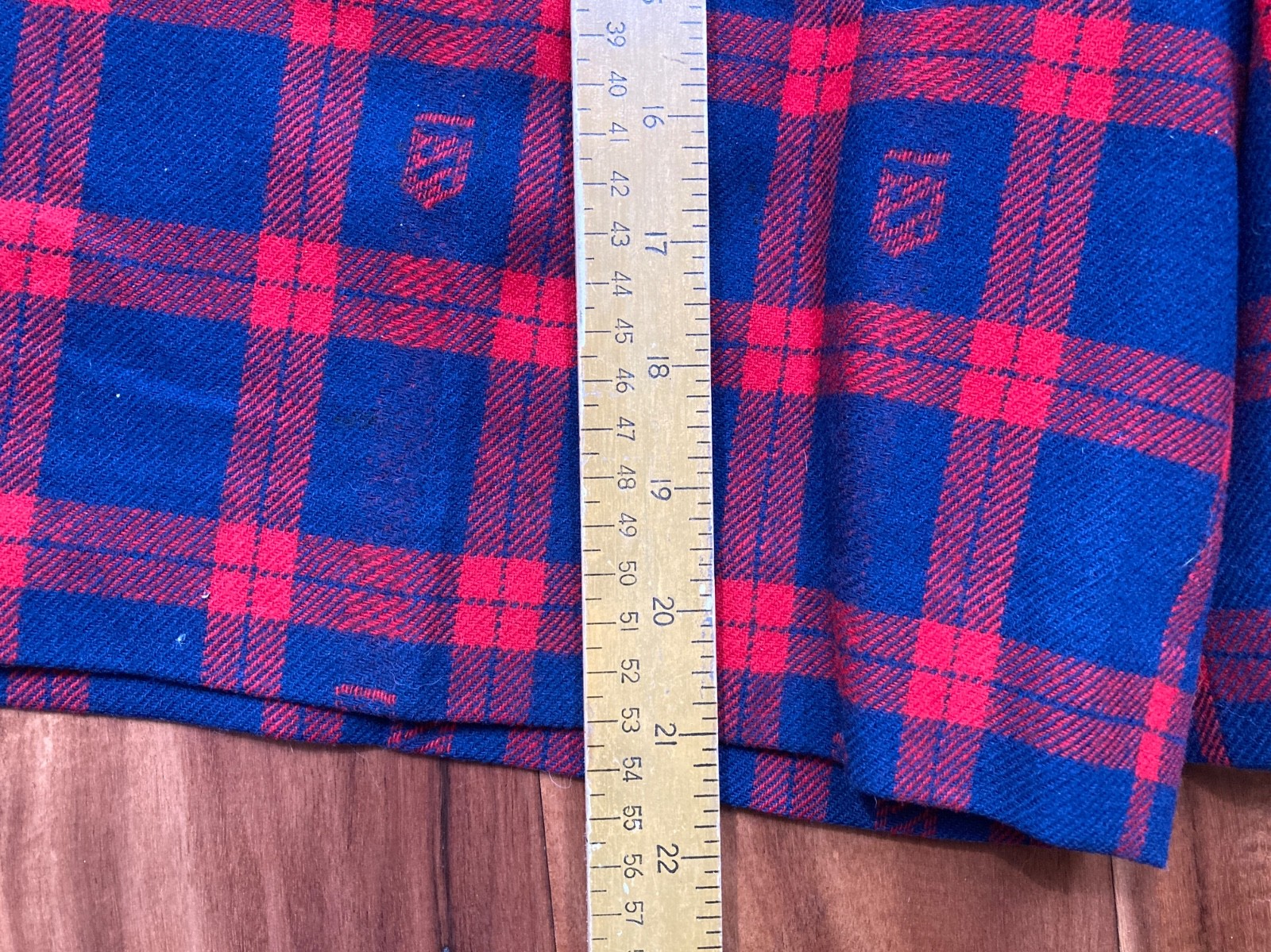 Vintage Pendleton Red and Blue Shorts and Vest Set SZ 12/Contemporary SZ 8
