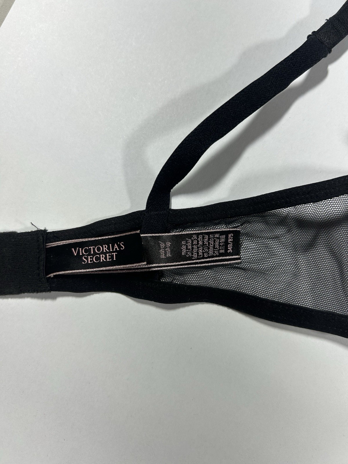 Victoria’s Secret Plaid Very Sexy Push Up Bombshell Bra (Size 34B) Uk Club Girl