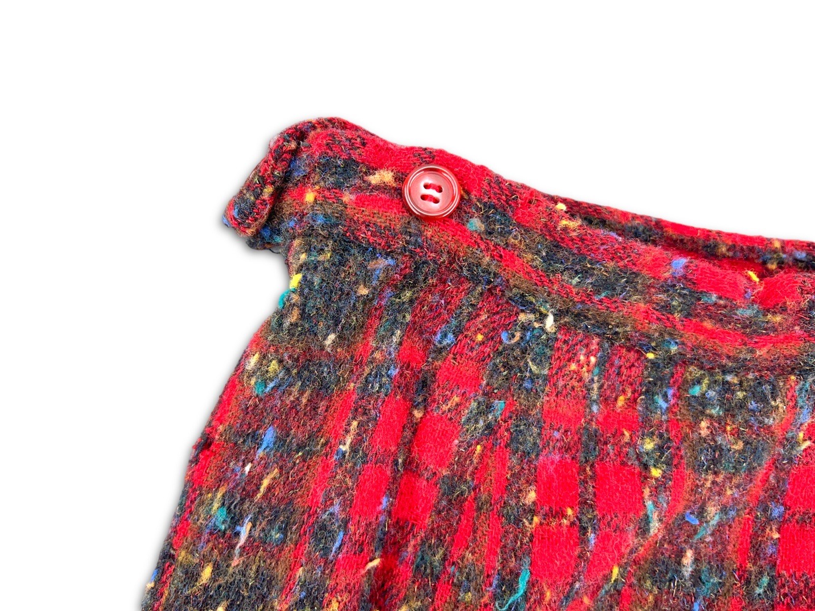 Vintage Century Boston Skirt Womens Tweed Wool Blend A Line Midi Ladies 24”