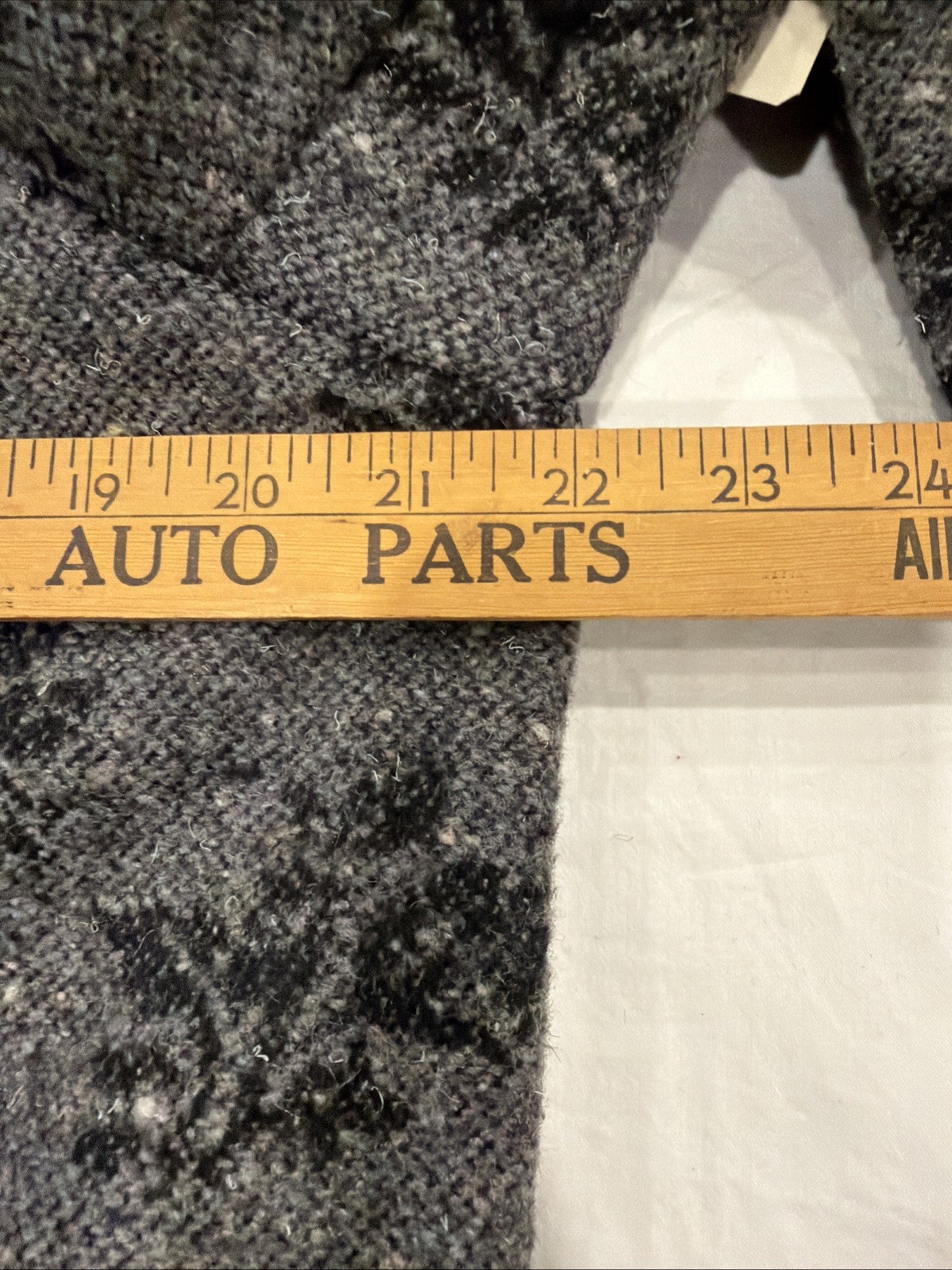 Vintage 80’s? Grey And black Floral Wool Oversized Coat Betsy B. Women’s M/L