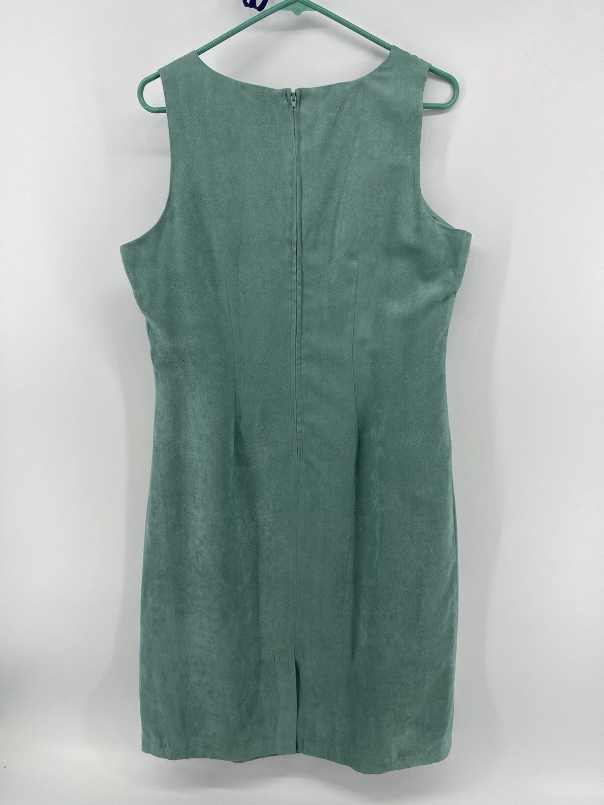 Just In Thyme Ltd Vintage Sleeveless Sheath Dress Womens Size 12 Teal Turquoise