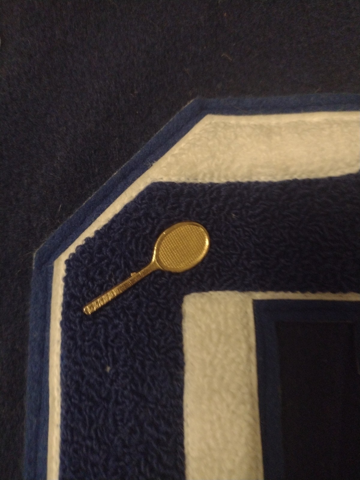 Vintage 1970’s Butwin Letterman Varsity Jacket Blue & White Size 12