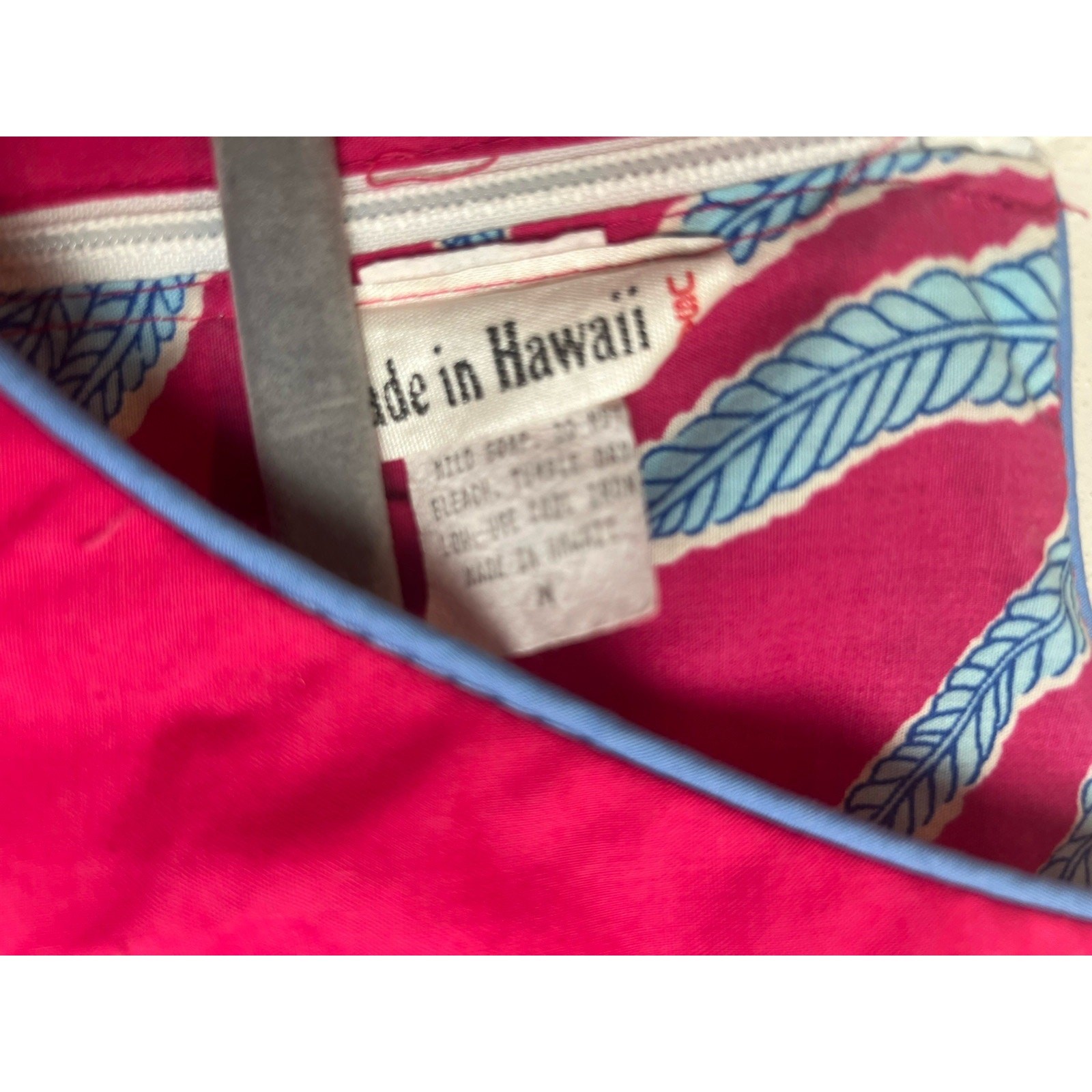 Hawaiian Dress VTG 90’s Cap Sleeve Drop waist Maxi Dress Pink Floral Sz L 14