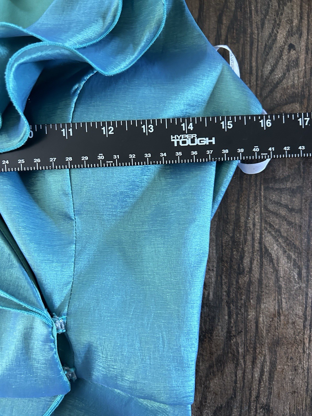 VTG CAMERON BLAKE BY MON CHERI Taffeta Skirt Set Elegant Irisdescent Green Y2K
