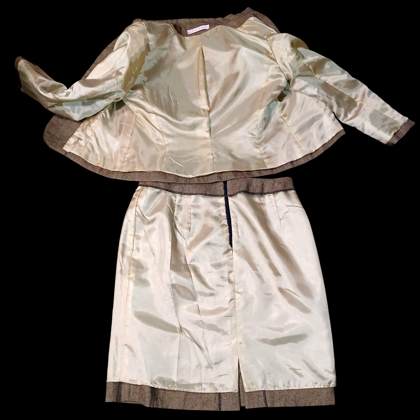 Boho Jacket Skirt VTG Bolero Cropped Matador Wearable Art Womens Size M