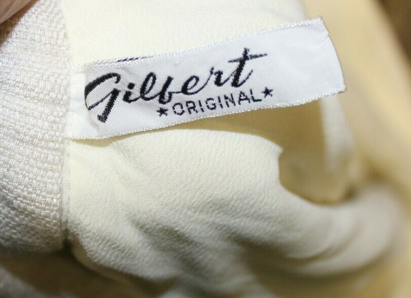 VTG 60s „GILBERT ORIGINAL” LINEN TWEED LINED A-LINE WIGGLE PENCIL SKIRT 25w