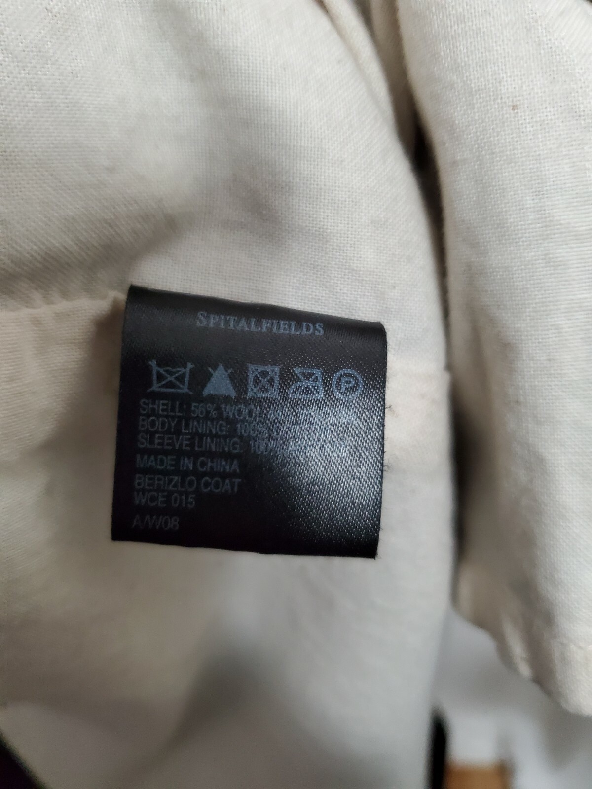 ALL SAINTS SPITALFIELDS Wired BERIZLO COAT UK SIZE 6, US 4, EU 34