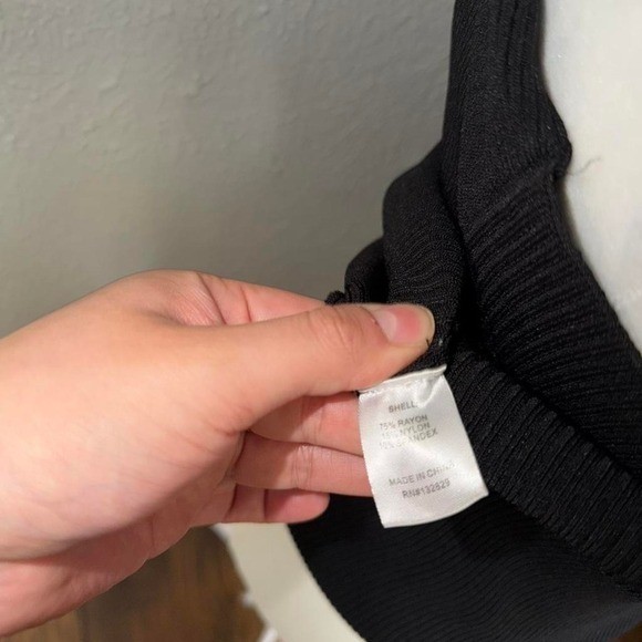 NBD Yvette Halter Dress Size Medium Black NWOT
