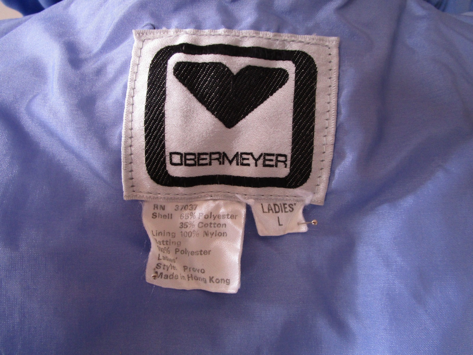 VINTAGE OBERMEYER WOMENS DOWN FILLED VEST, FABULOUS CONDITION! MULTI POCKETS