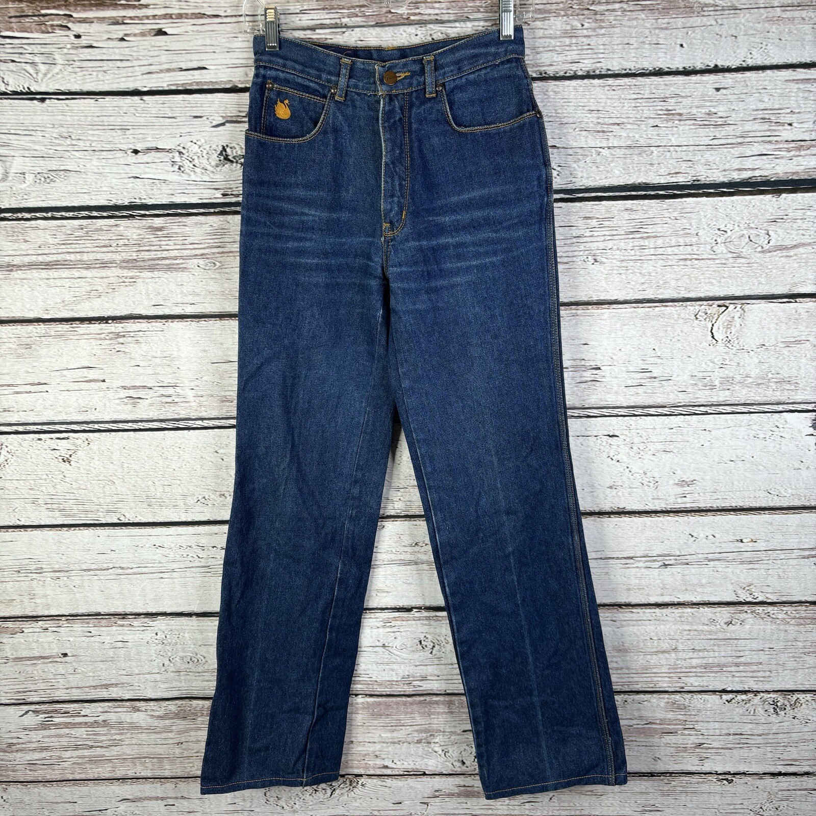 Gloria Vanderbilt For Murjani VINTAGE Staight Leg Jeans 8 Fit Small 25” Waist!!