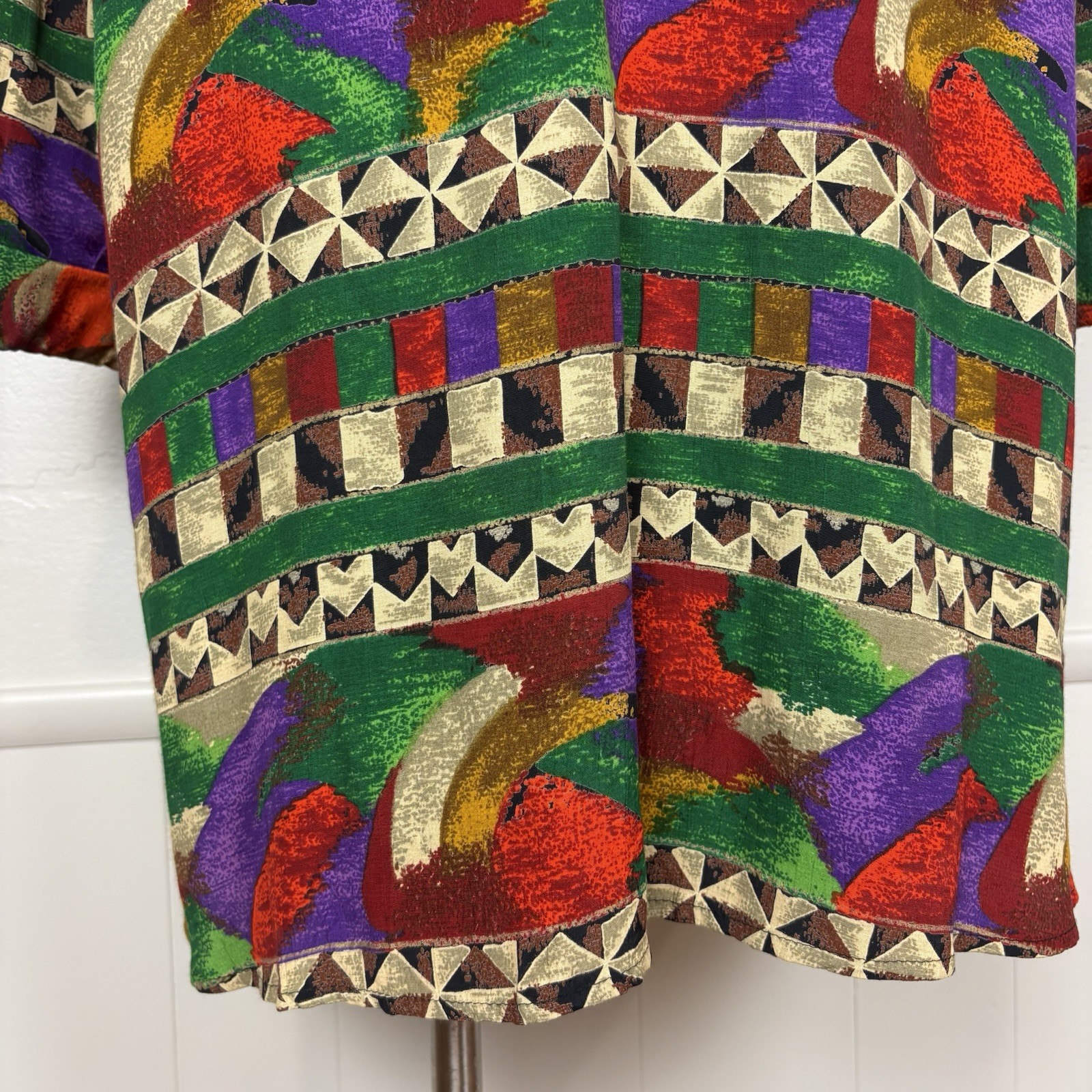 Dorothy Schoelen Platinum Vintage Jacket & Blouse Size P(Small) Abstract Print
