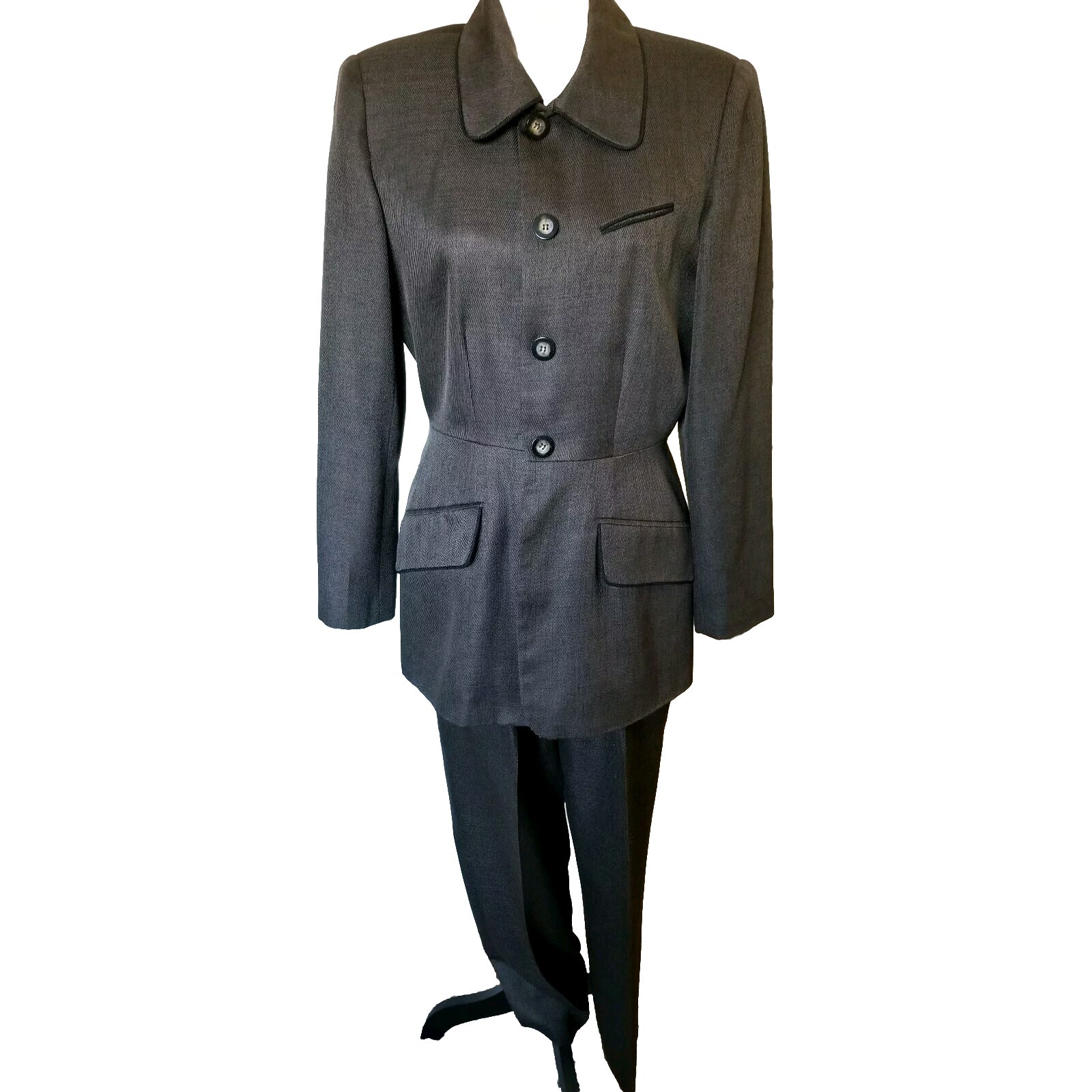 Gilmor Women’s Brown 3-pc. (Jacket, Skirt & Pants) Suit Sz 8