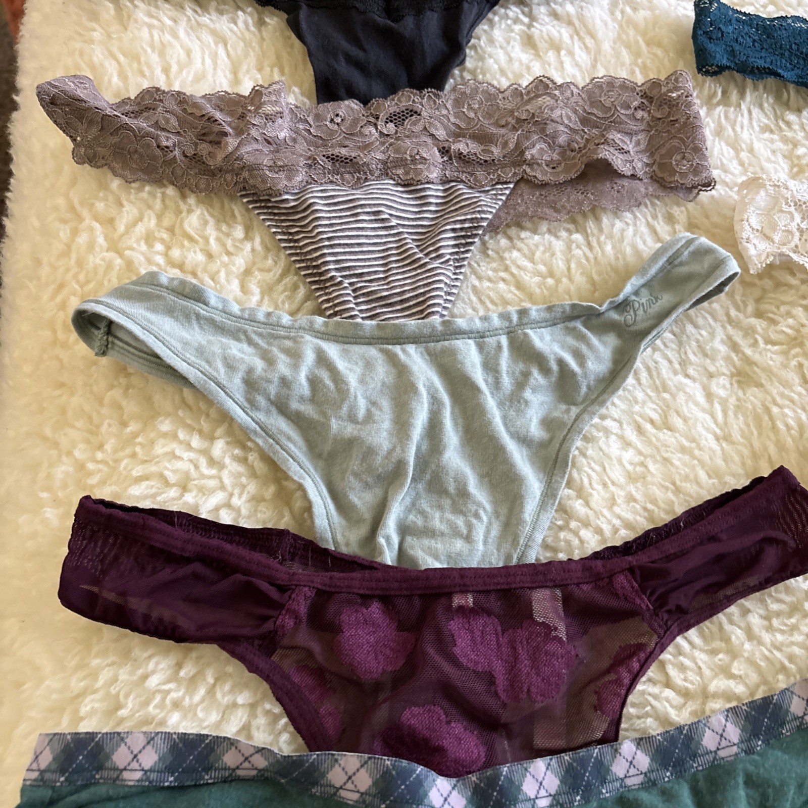 Vintage Lote 15 Pink/victoria Secrets Pantis #961
