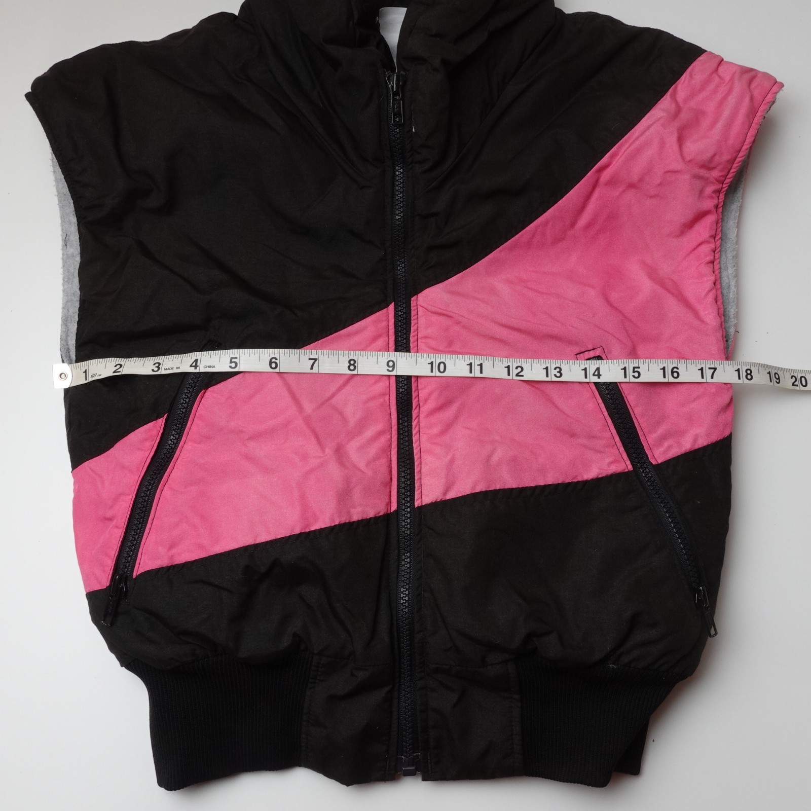 Vintage 80s Durango Womens Neon Pink Puff Vest Threadworks DTW Colorado Ski Smal
