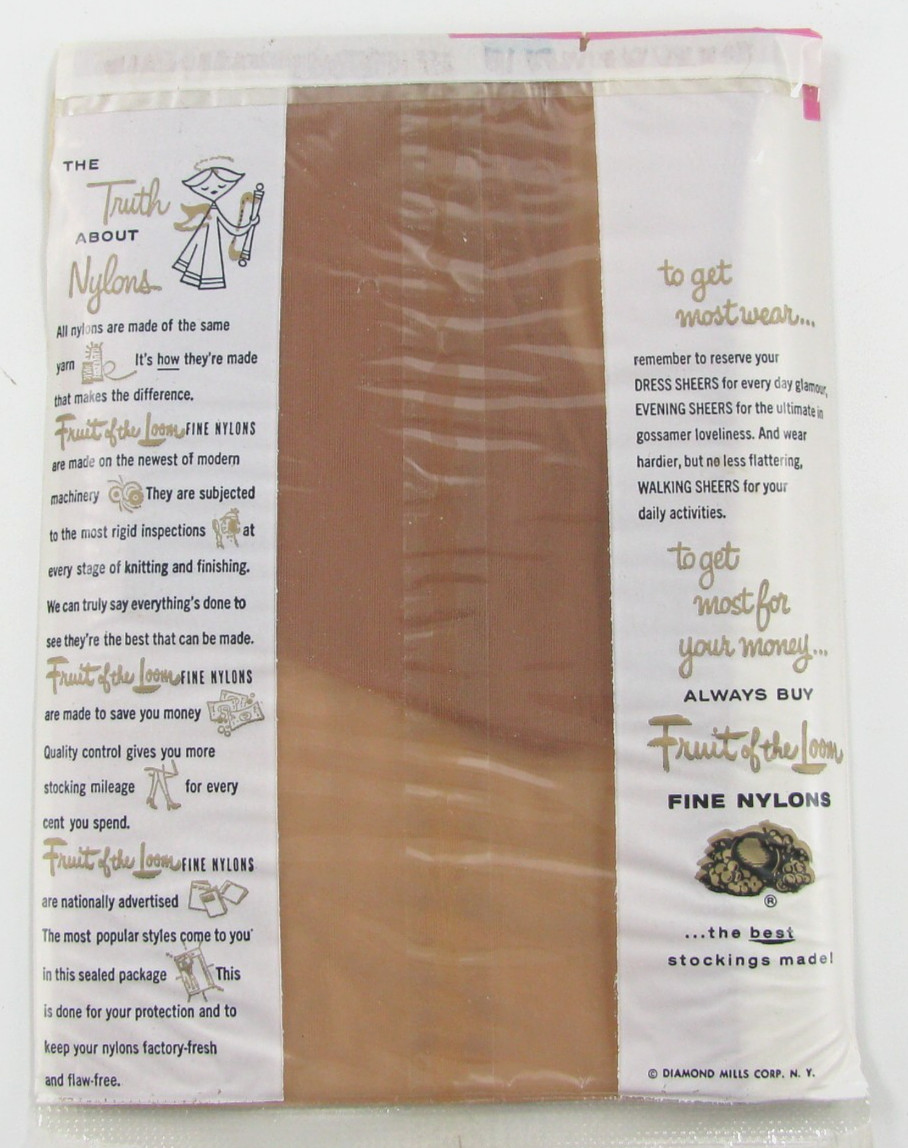 NOS 5 Pairs Nylon Stockings Size 9 1/2 & 10 Belle de Paris Elegance Cantrece