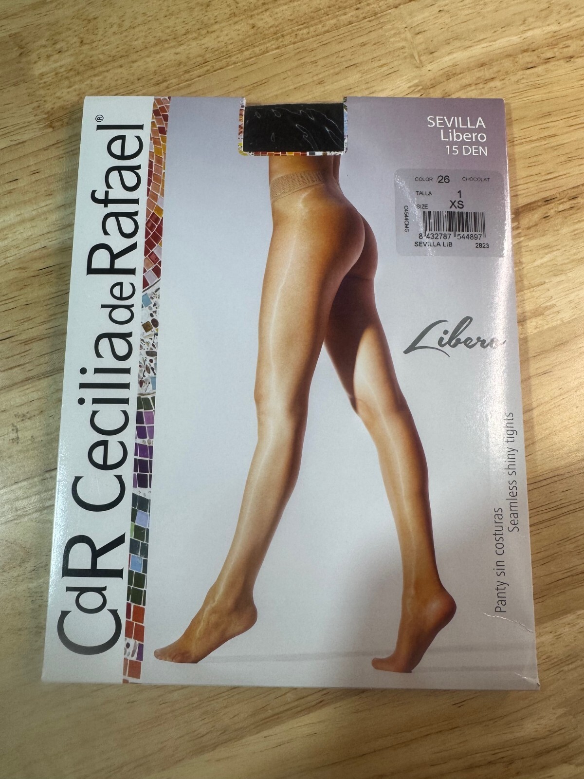 Cecilia de Rafael Sevilla 15D Glossy Sheer to Waist Pantyhose XS
