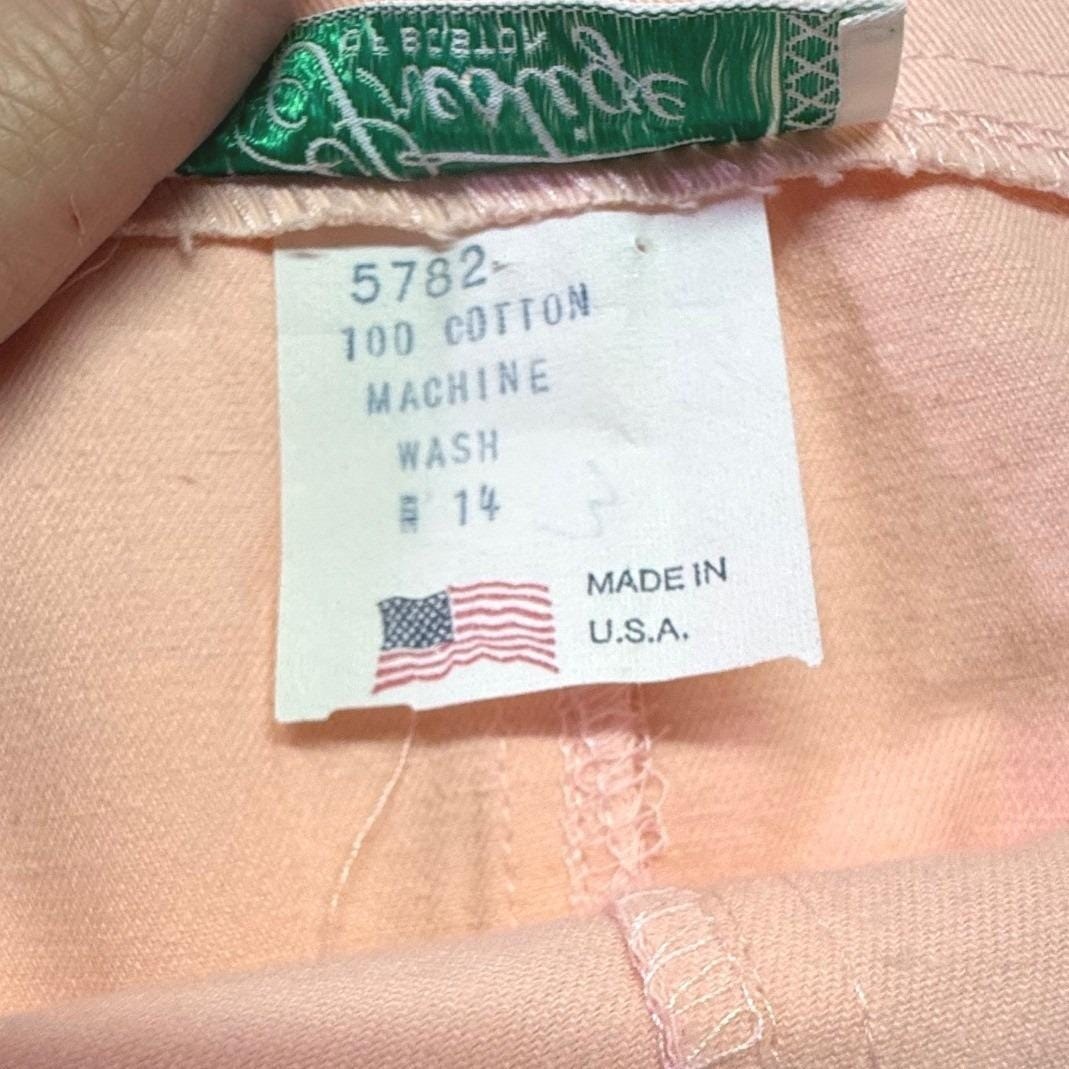 Vintage Prestige Boston Peach Pencil Skirt 14 Old Money Coastal Grandmother USA