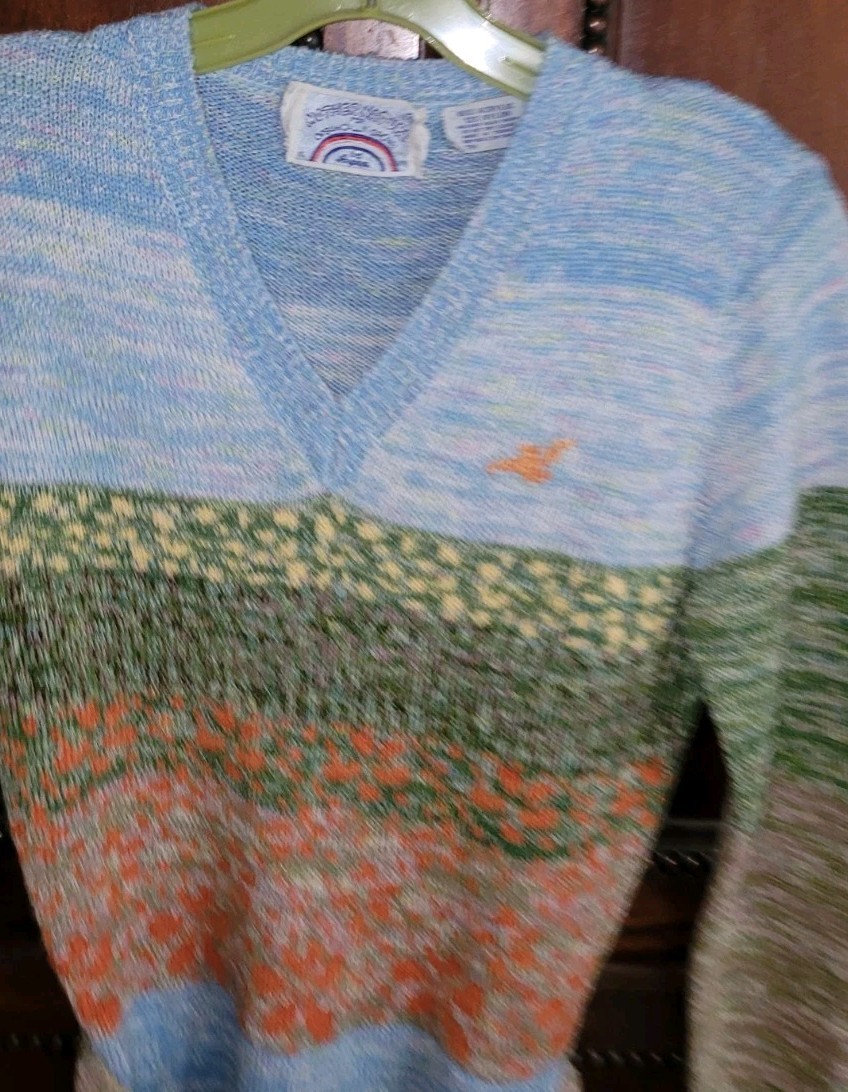 MOTHER NATURE For ORGANICALLY GROWN BY ARPEJA KNIT DRESS, 1970s, EUC, Sz S