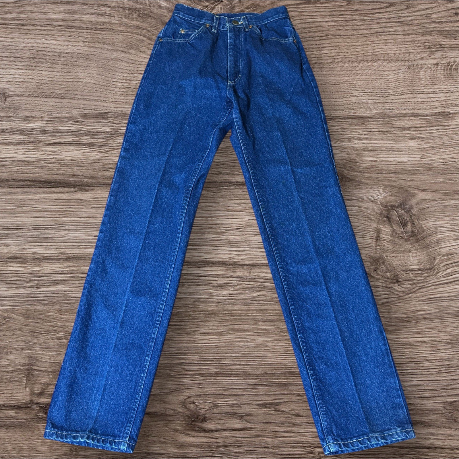 Vintage Lee Riders Women’s Jeans Made USA High Rise Straight Leg Size 7 Med