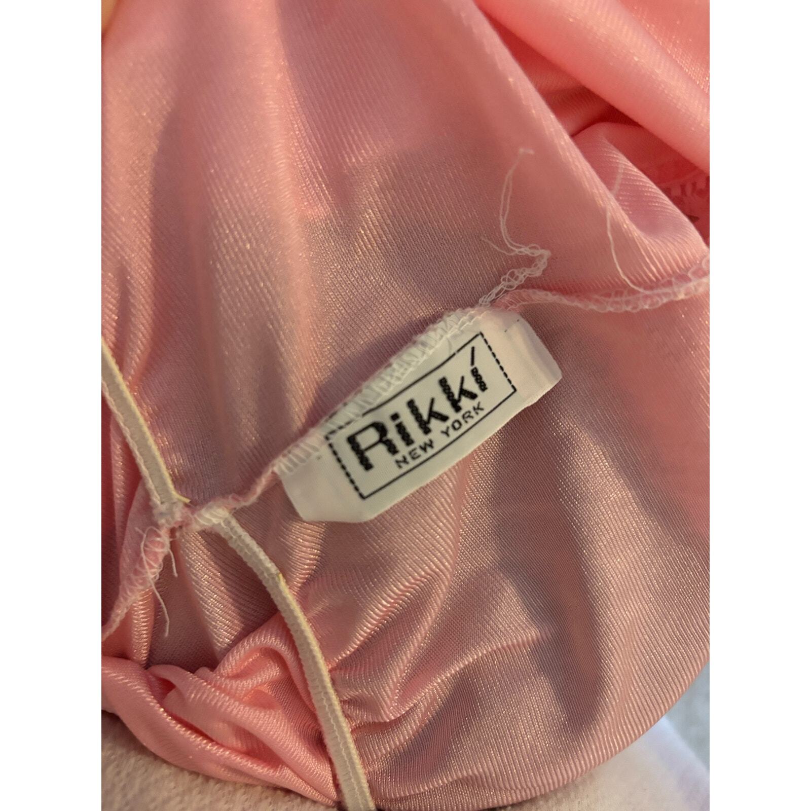 Rikki New York Pink Nightgown Floor Length / Lace