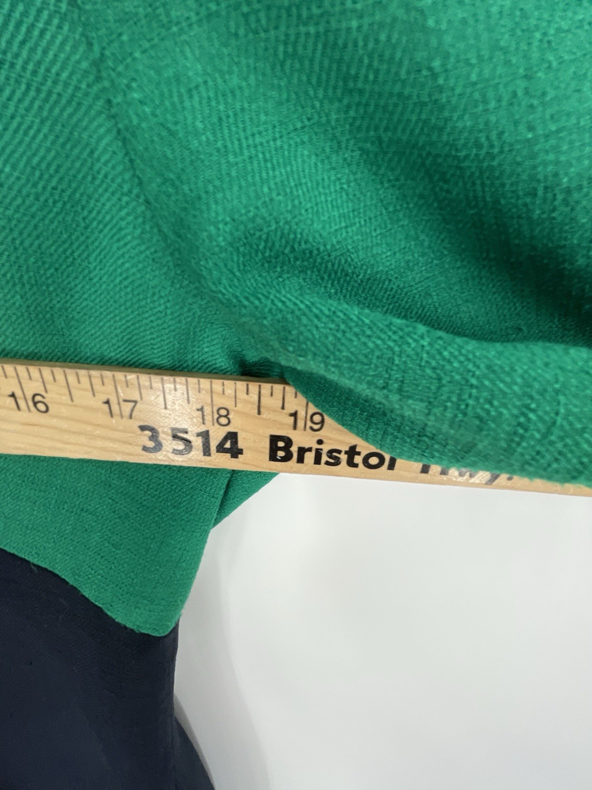 Kasper for ASL Vintage Dress Gold Detail Size 8 Colorblock Green Navy Color