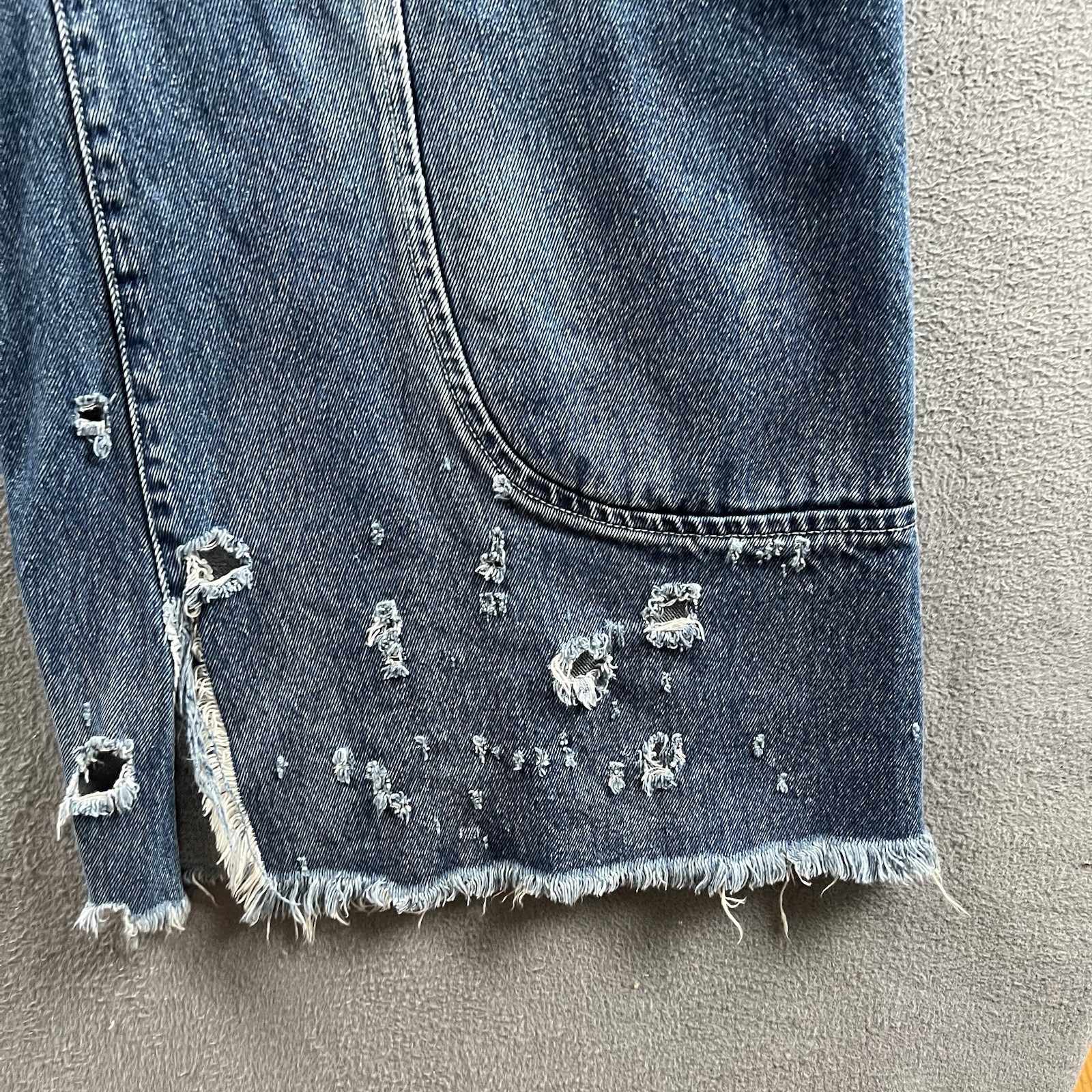 Vintage Auraze Jeans Women’s Size 5 Wide Leg Denim 90s Y2K Rave JNCO Beau Baker