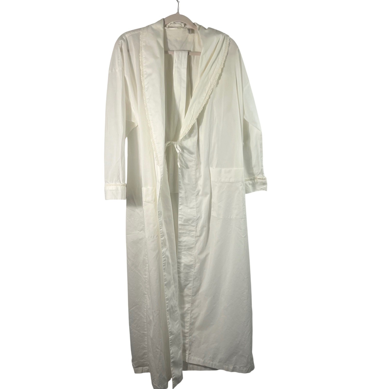 Vintage Victoria’s Secret Country Romantic Prairie RobeNightgown Maxi XS/S Flaw