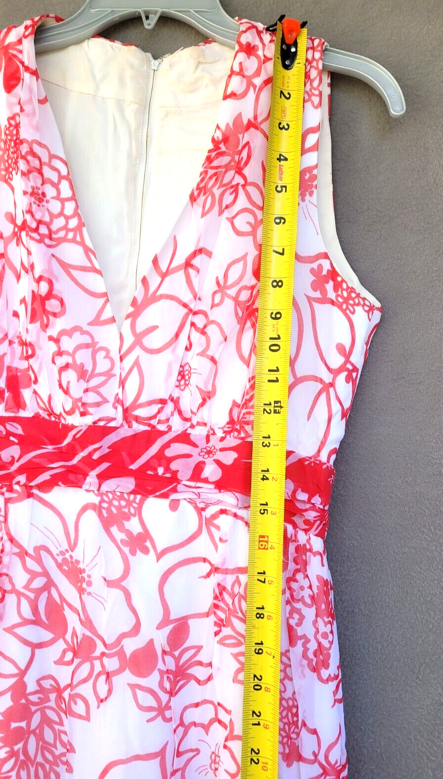 Roger Milot For Fred Perlberg Sleeveless Boho Floral Lined Maxi Dress FABULOUS