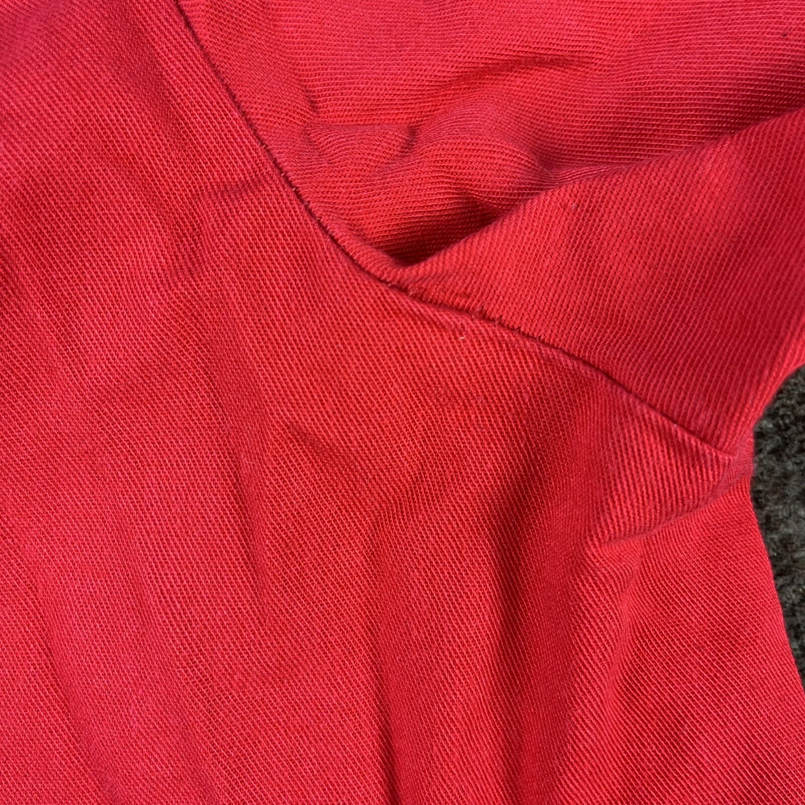 Vintage 80s High Waist Red Culottes Shorts Julia Lauren *AS IS*