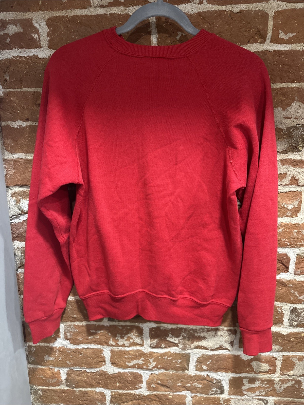 Vintage Red Sweat Shirt Sturdy Sweats By Lee Size Med Mens