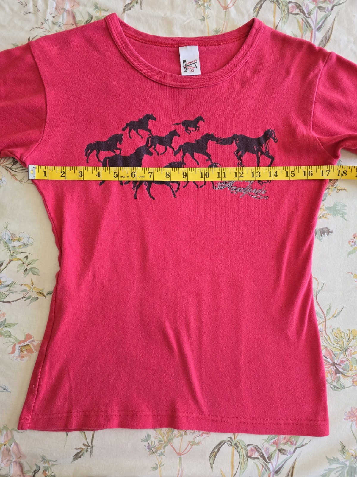 Vintage 90s Calgary Stampede Womens Baby Tee Cowgirl Western Rodeo Medium