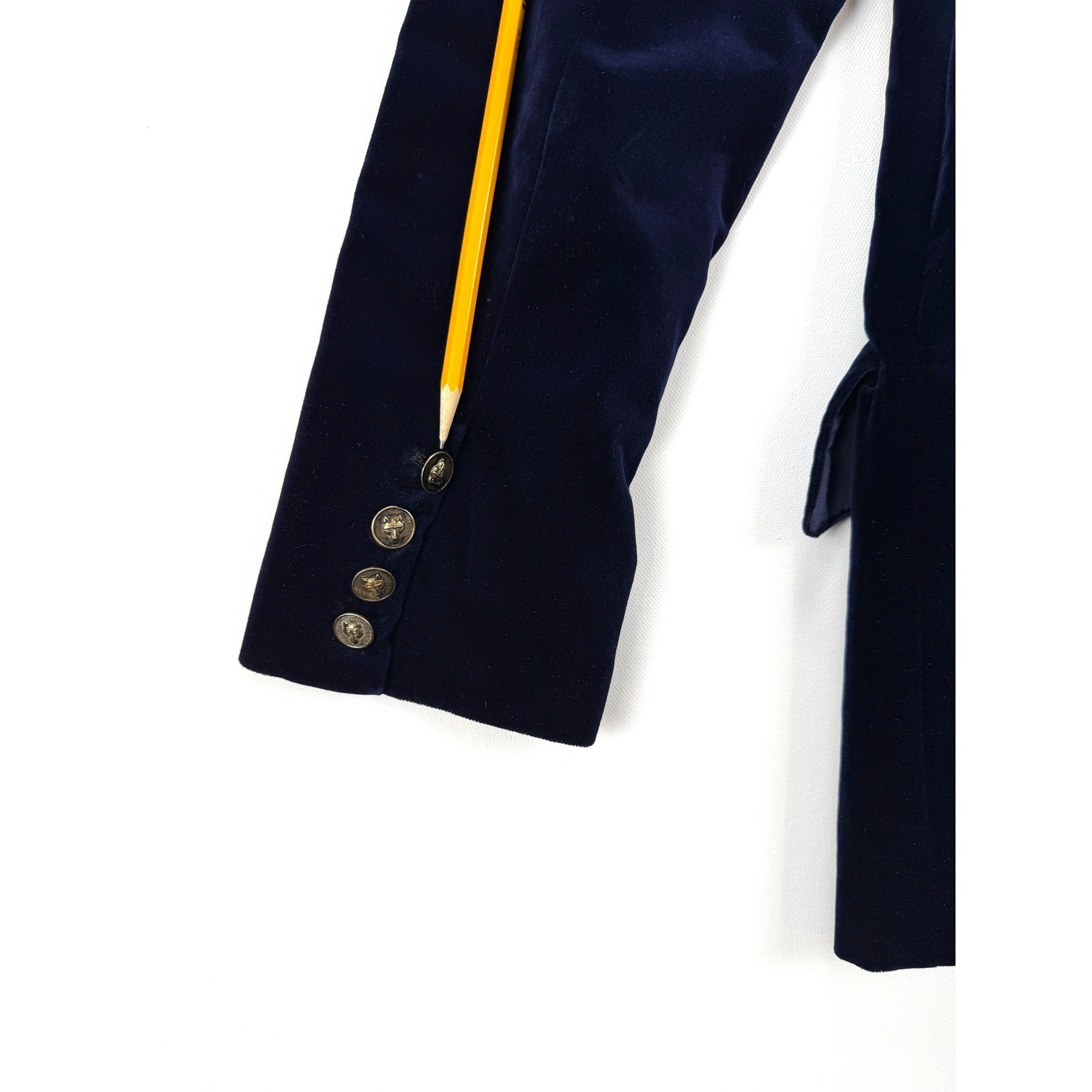 Jaeger Navy Velvet Blazer & Hobbs London Mustard Skirt | Vintage Chic #1721/2