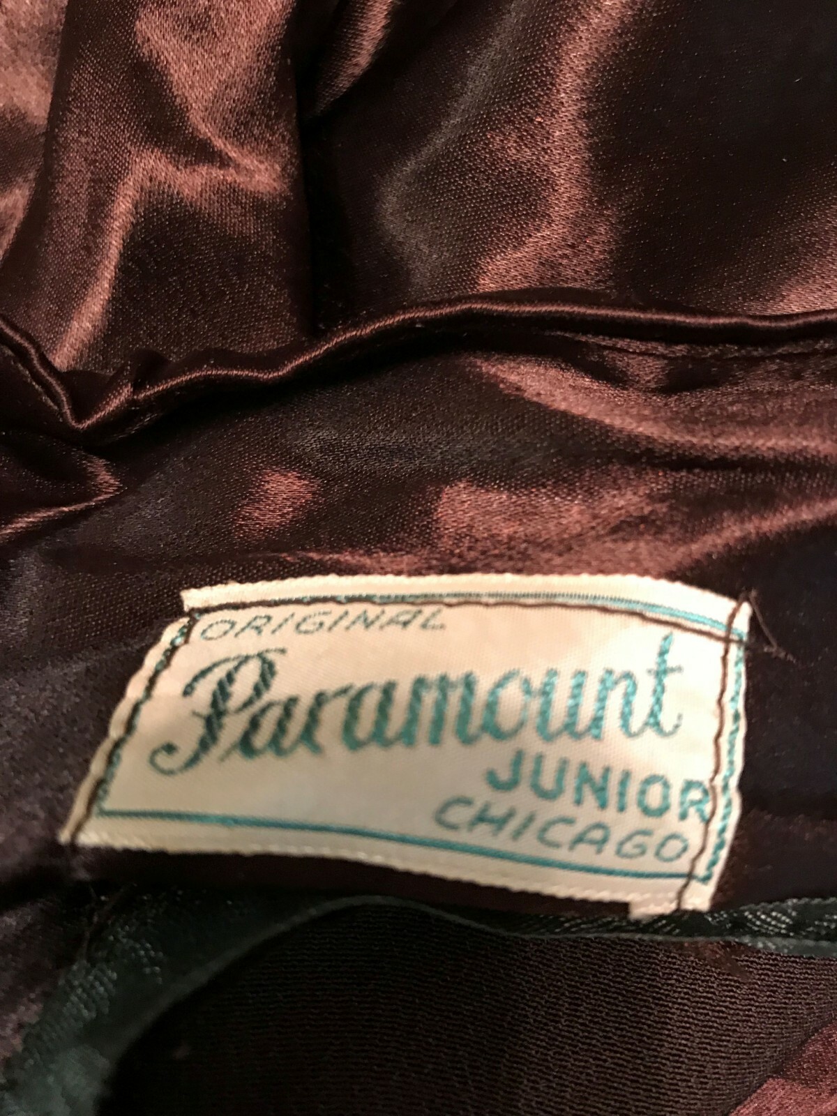 VTG Hollywood Paramount 1930/40’s 3 Piece Satin Outfit/Jacket/Skirt/Hat !