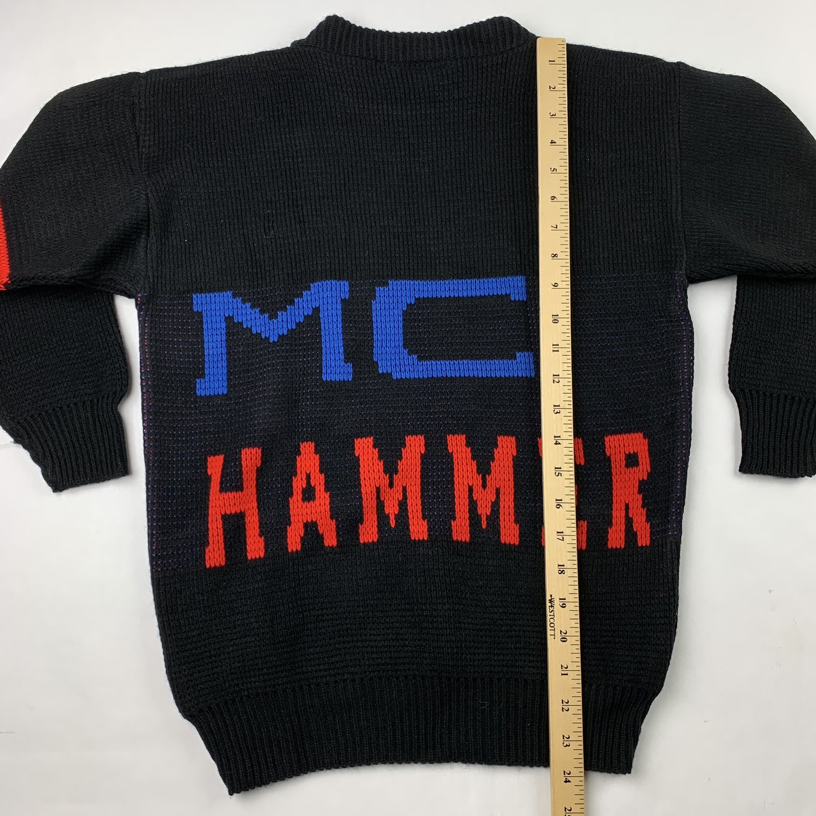 VTG 90s MC Hammer Here Comes The Hammer Sweater Adult Small Rap Hip Hop NWT