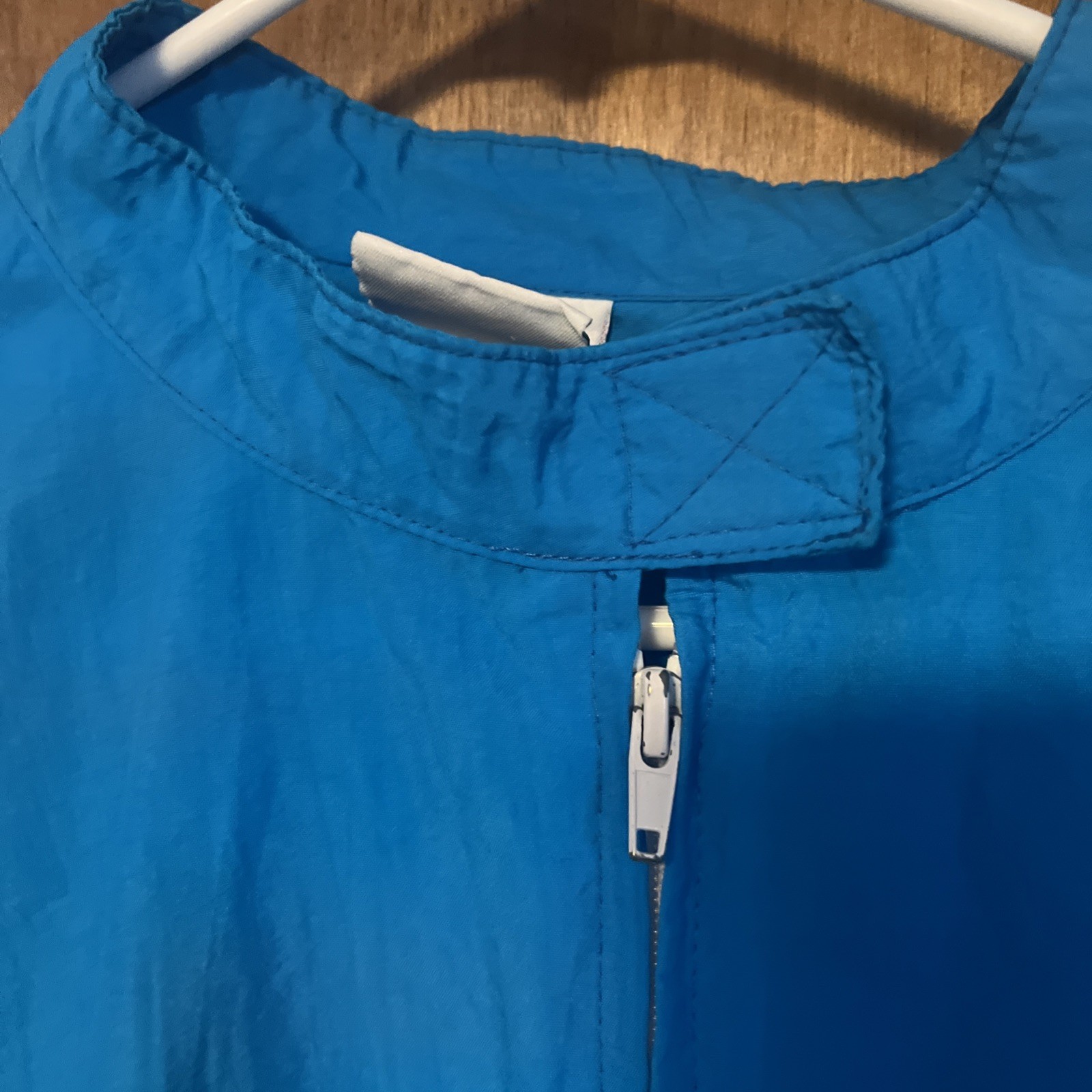 Vintage 1980s LA Gear Aqua Women’s Medium Colorblock Windbreaker Track Jacket