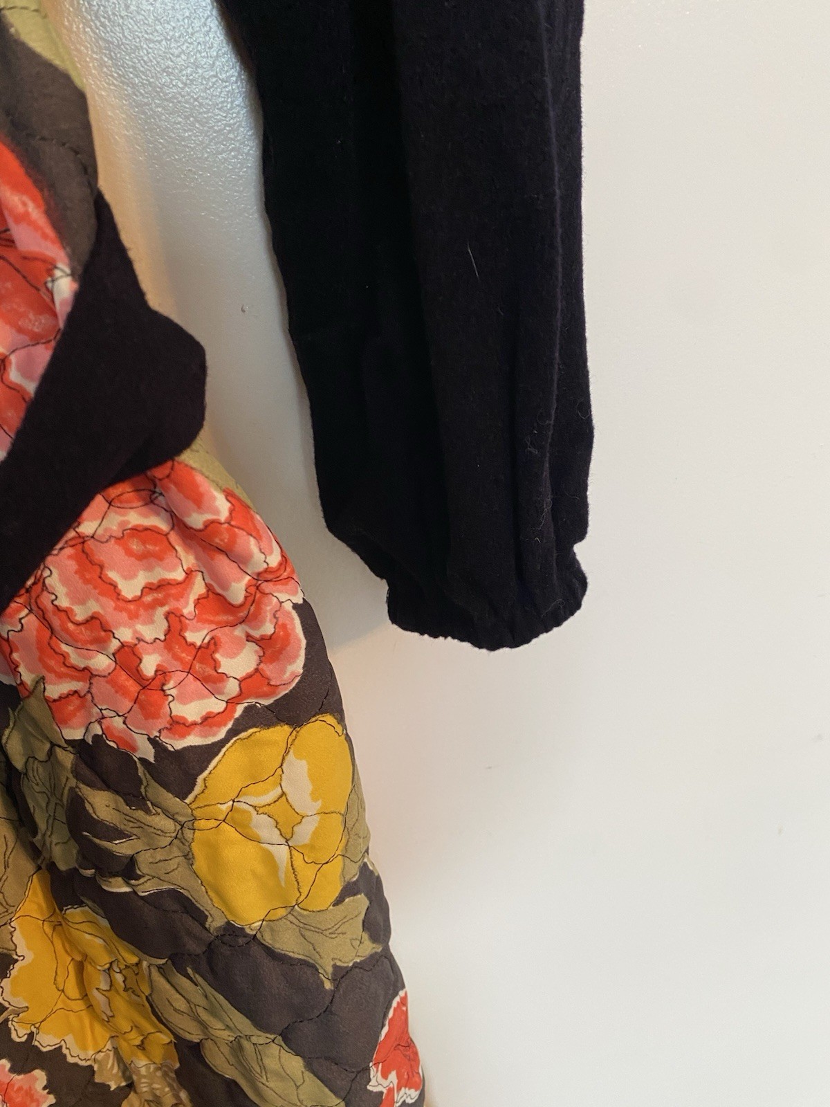 ⭐️Evelyn Pearson Vintage Size 10 Velour Quilted Floral Dress With Pockets⭐️
