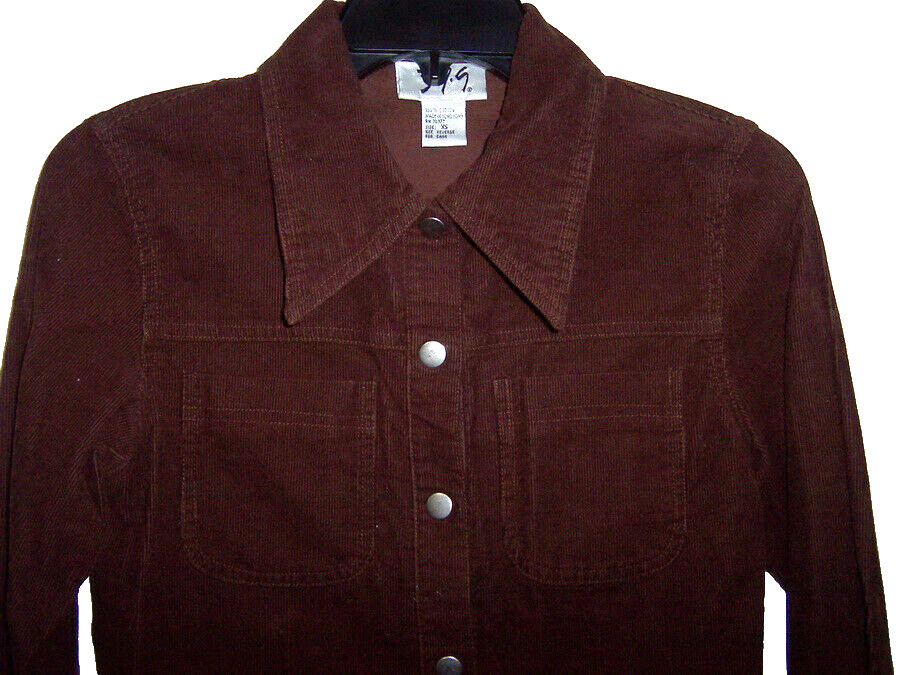 579 Women’s Corduroy Brown Jacket Size XS