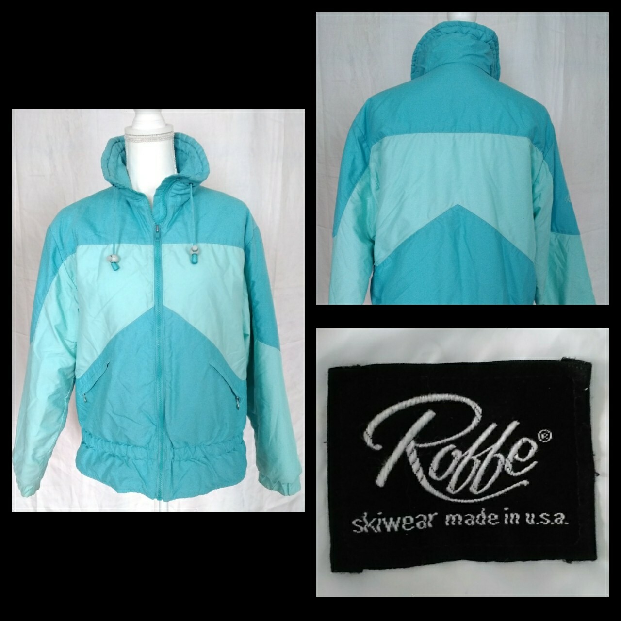 Roffe Ski Wear Jacket 1980’s Women’s Large Great Shape INVJ#1033