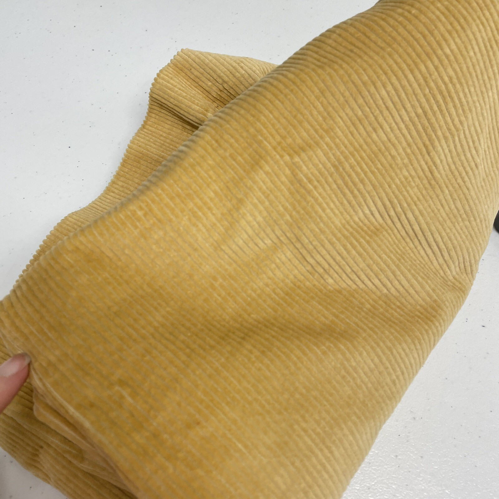 Vintage Picket & Post Corduroy A Line Skirt 14 Petite Pockets Beige Knee Japan