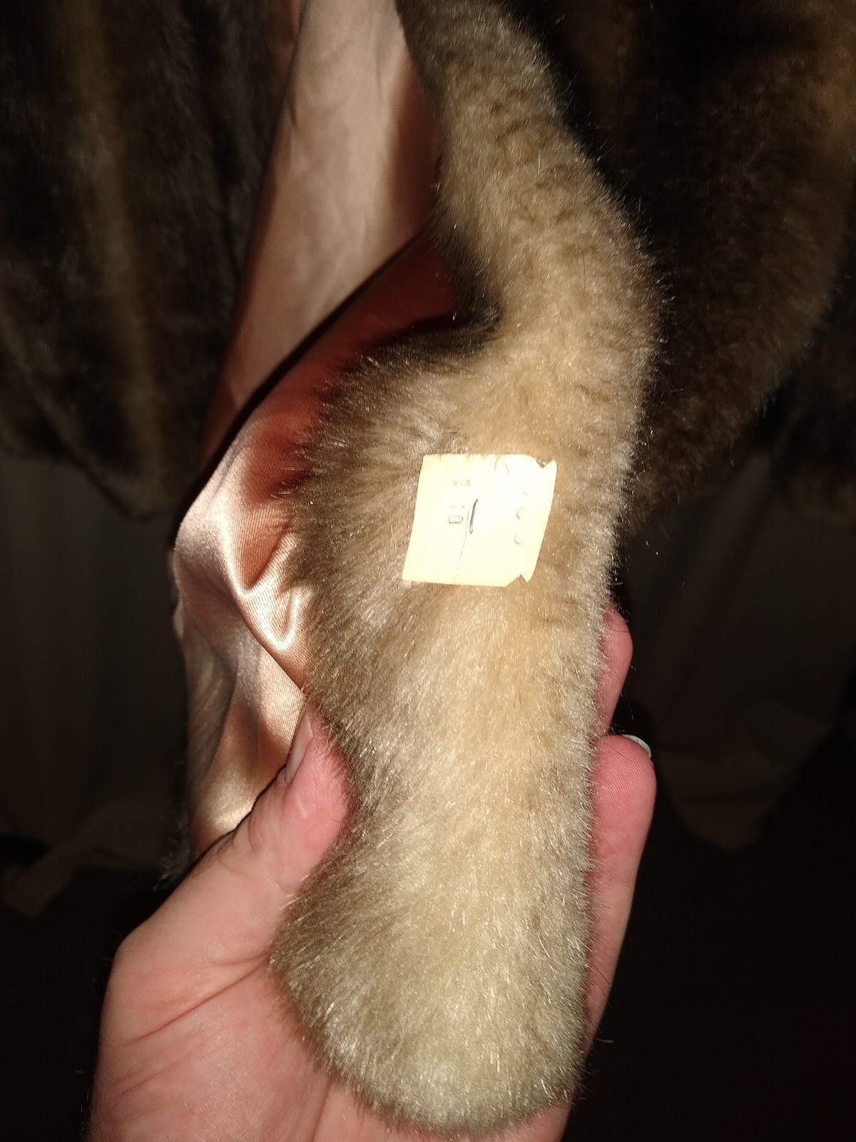 Colony Faux Fur Coat 1950s Size 10 Globe USA Very Rare Vintage Movie Prop Regal