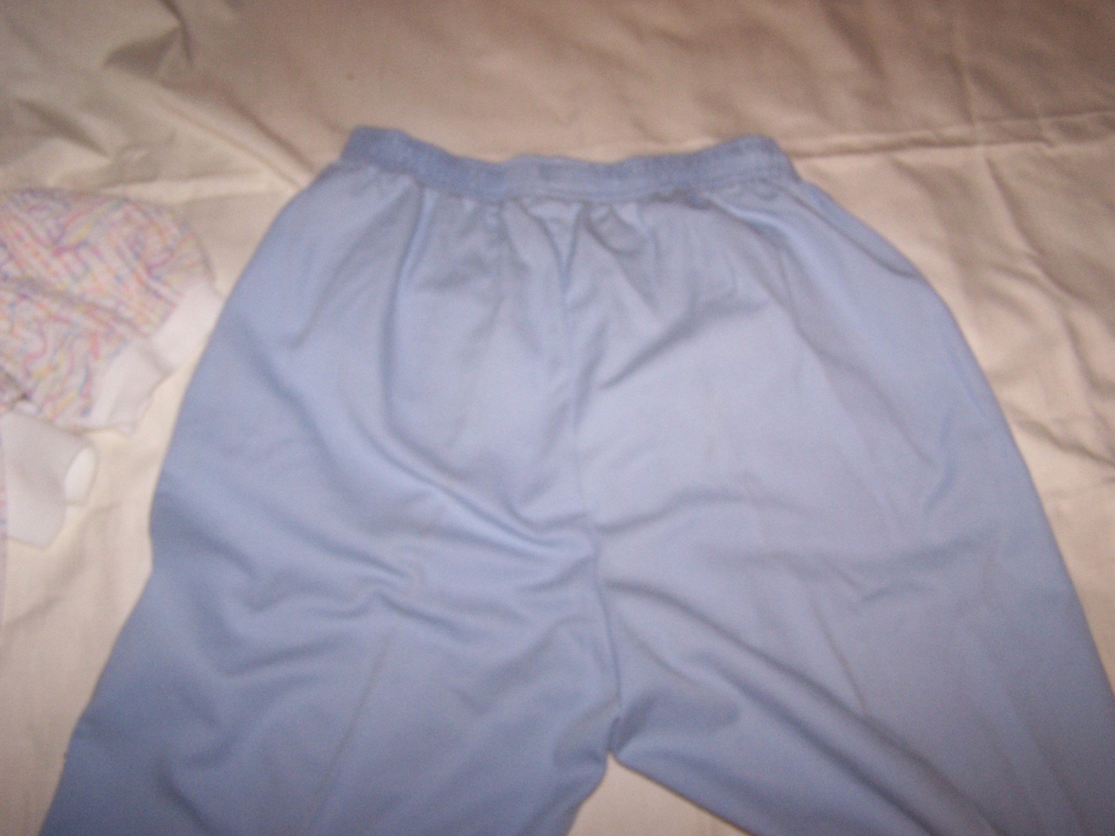 Vintage Blue Pants size 10? & Multi Color Top by Graff size M? Excellent Shape